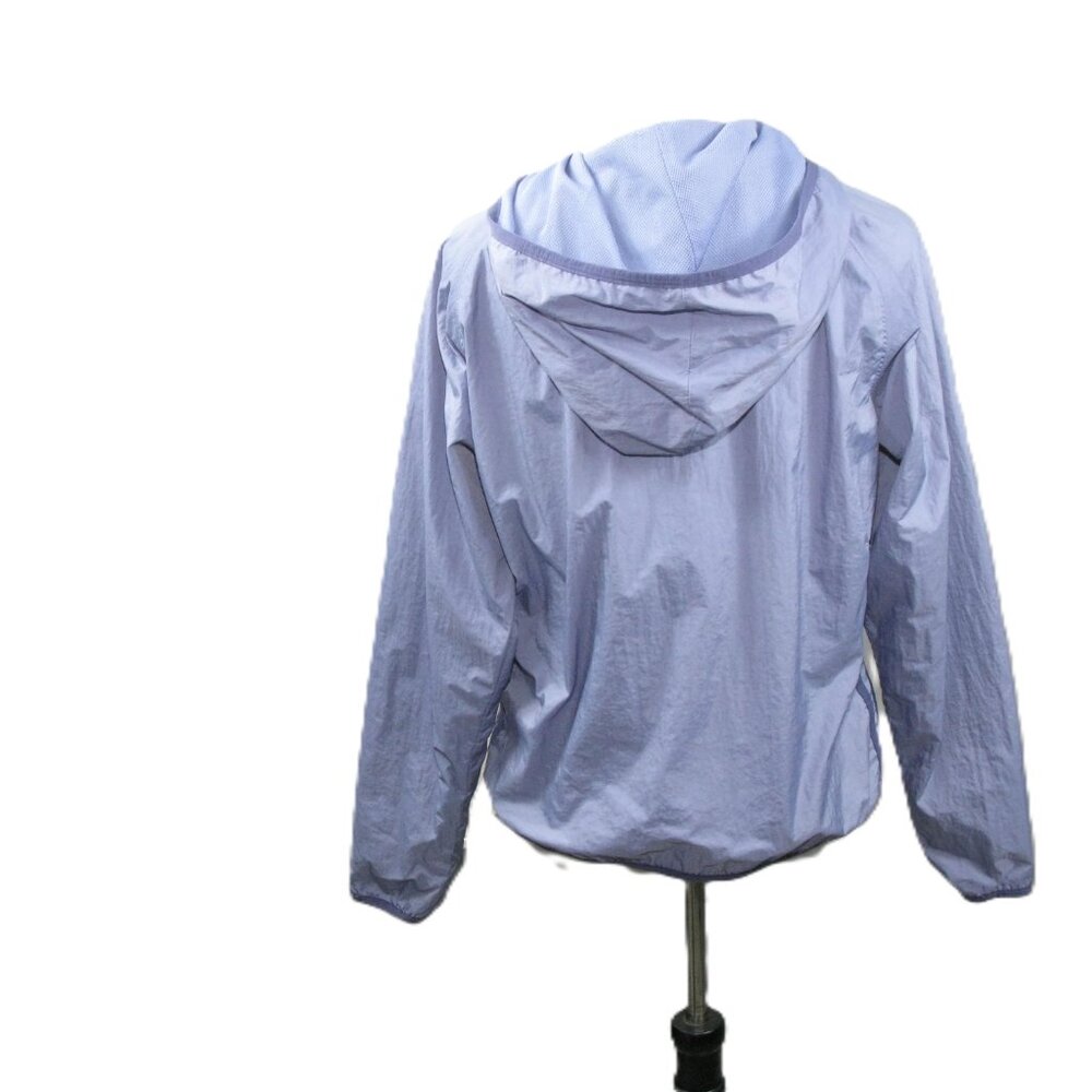 Adidas NWOT Slate Blue Zip Front Windbreaker Size Medium - Picture 4 of 6
